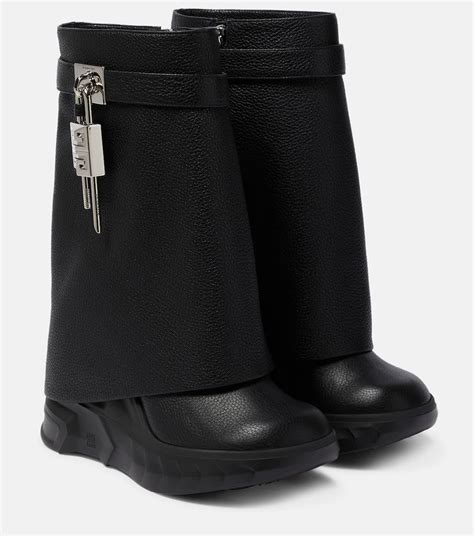 givenchy wide calf boot|givenchy shark ankle boots.